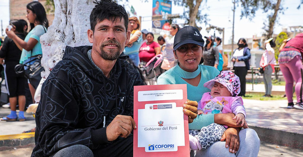 Cofopri proyecta entregar más de 1,000 títulos de propiedad a familias de la región Ica