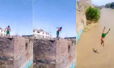 Hombre se lanza en un clavado al río Ica pese al intenso y se lo lleva el caudal