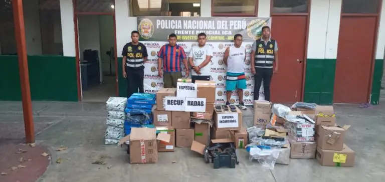 Ica: Cae banda delincuencial «Los patinadores del Ciclón Yaku Sur» robaban a vehículos en movimiento - Ica