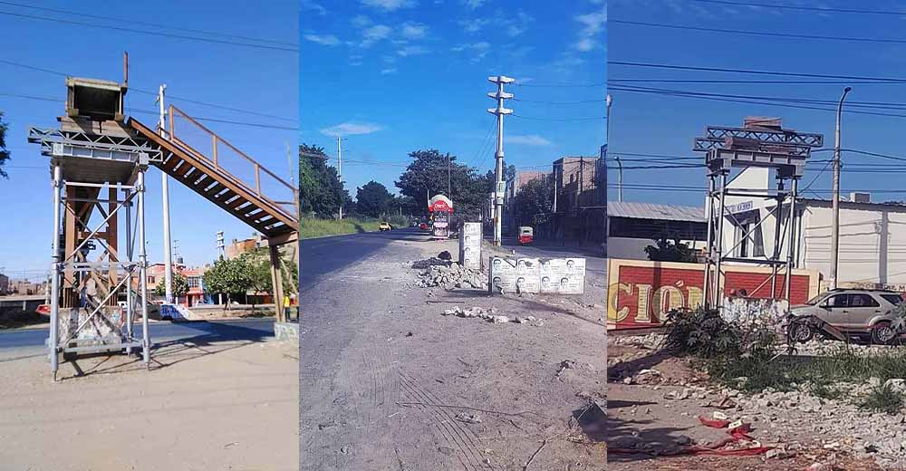 Ica: Desmontan el puente peatonal de La Palma tras varios años de accidentes y muertes