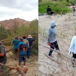 Ica: Propios agricultores construyen defensa ribereña con ramas contra los huaicos en Ocucaje