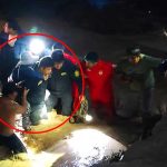 Palpa: Valientes policías y bomberos rescataron a una ancianita que había aislada por los huaicos