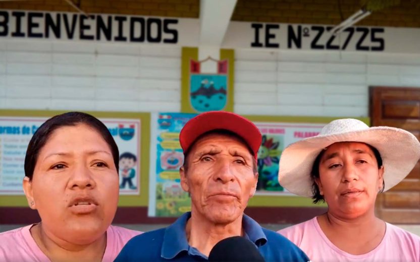 Pisco: Padres de familia de colegio de Humay exigen nuevo mobiliario para los escolares