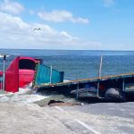 Piura: 120 metros de carretera destruida y se traga enorme tráiler