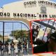 Policía resguardan a personas de dudosa procedencia dentro de la Universidad San Luis Gonzaga de Ica
