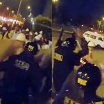 Policías a brigadistas de primeros auxilios en Lima "avancen terroristas avancen"