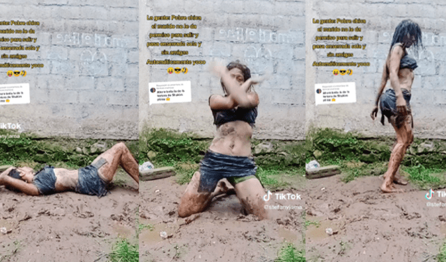 Una joven se luce bailando «La tortura» en el lodo y sorprende en las redes sociales: «Shakira de huaico» - Entretenimiento