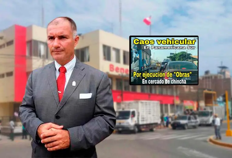 Chincha: Congestión vehicular por obras paralizadas en el cercado de la ciudad - Ica