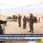 Policía peruana se encuentran cara a cara con carabineros chilenos por nuevo de grupo de migrantes