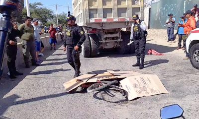 Vehículo de la Municipalidad de Ica atropella y mata a un anciano que iba en su bicicleta