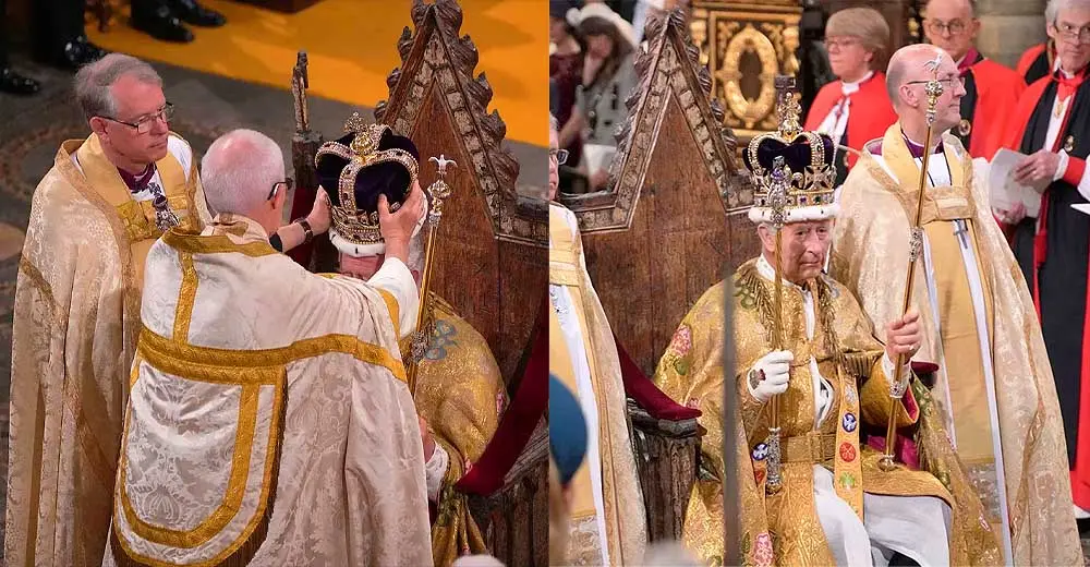 Carlos III es coronado como rey de Inglaterra