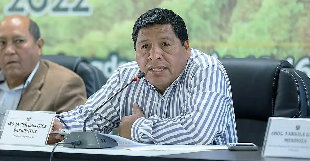 Javier Gallegos: Piden 36 meses de prisión preventiva contra exgobernador de Ica