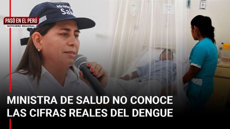 Pasó en el Perú | Ministra de Salud no conoce las cifras reales del dengue - Perú