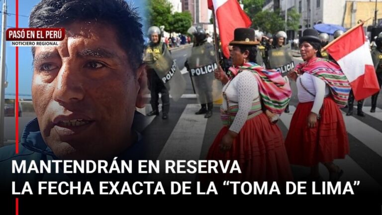 Pasó en el Perú | Puno: Dirigentes mantendrán en reserva la fecha exacta de la “Toma de Lima” - Perú