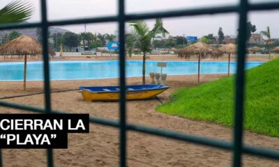 Cierran la primera Playa Artificial en Lima a dos semanas de ser inaugurada por Rafael Lopez Aliaga