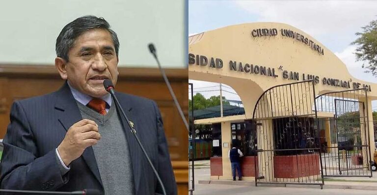 Congresista Raúl Huamán pide de manera urgente que policía intervenga el rectorado de la UNICA - Ica