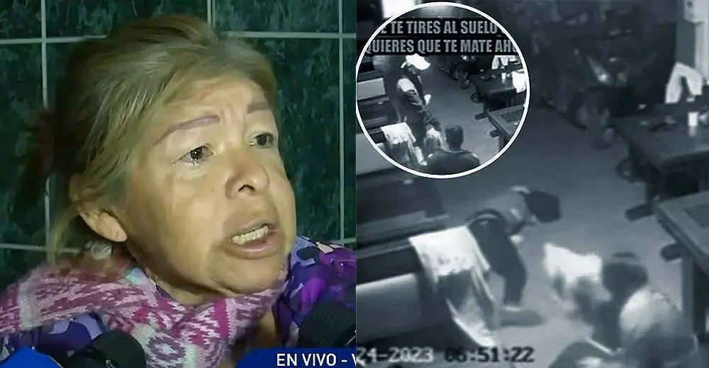Lima: Dueño de chifa mata de un balazo a asaltante, ahora la madre del delincuente pide justicia.