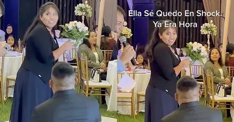 ¡No te pases, ya era hora! hombre pide matrimonio a su pareja tras 12 años de convivencia