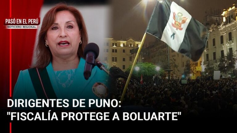 Pasó en el Perú | En Puno acusan a Fiscalía de proteger a Boluarte y en Arequipa se unen a tercera ‘Toma de Lima’ - Perú