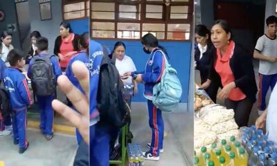 Captan a profesores vendiendo golosinas a escolares en pleno colegio de Chincha
