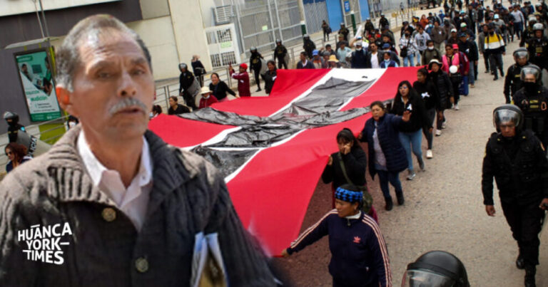 Frente de Defensa de Huancayo rechaza el terruqueo del gobierno a la Toma de Lima - Perú