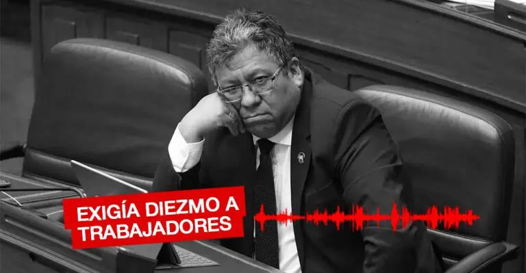 Congresista Jorge Flores Ancachi recortaba a trabajadores el 10% de sueldo y la mitad de sus bonos - Política