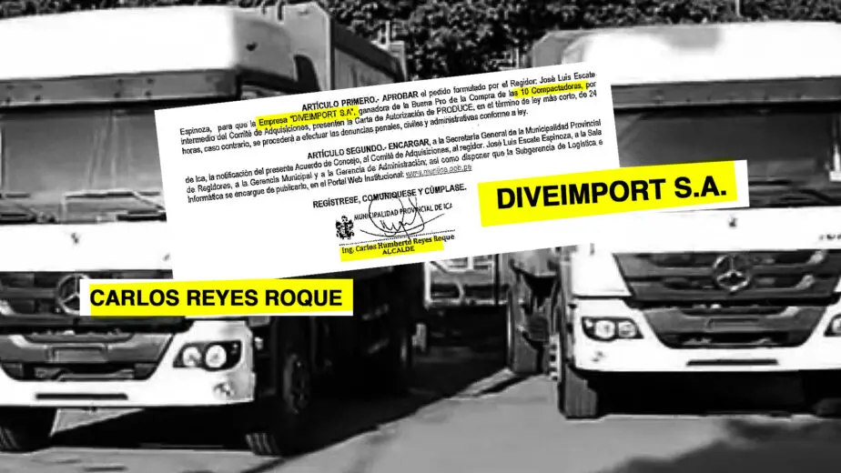Ica: La crisis de adquisición de 10 “camiones compactadores” del alcalde Carlos Reyes.