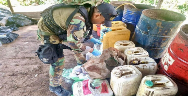 Loreto: Destruyen 12 laboratorios de procesamiento de drogas en el Putumayo - Perú