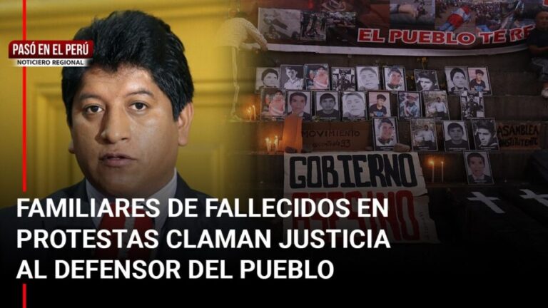 Pasó en el Perú | Cusco: Familiares de fallecido en protestas rechazan presencia de ministra en Anta - Perú