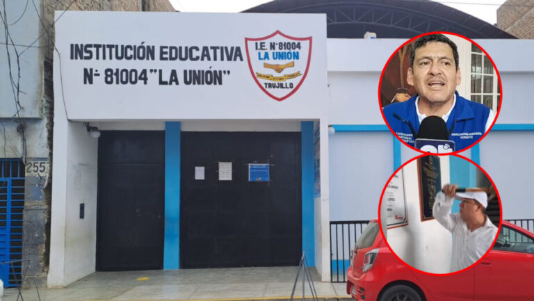 La Libertad: Gerente de Educación denuncia al alcalde de Trujillo por destruir placas en colegio - Perú