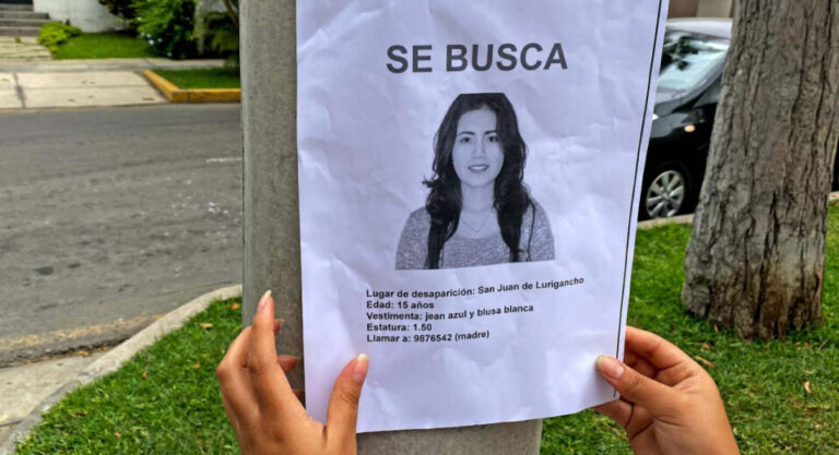 Perú: Más del 60% de las personas desaparecidas son mujeres, niñas y adolescentes - Perú