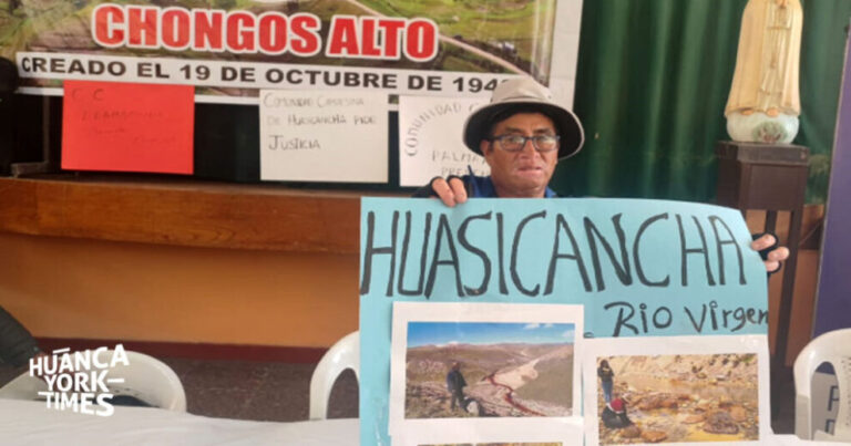 Huancayo: Comunidades de Chongos Alto exigen el cierre inmediato de la minera Corihuarmi - Perú