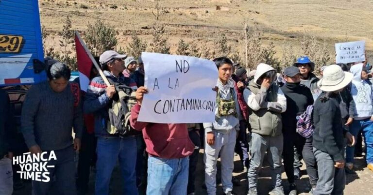 Tarma: Comunidades protestan contra empresa de cemento Unacem por contaminación del aire - Perú