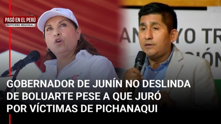 Pasó en el Perú | Gobernador de Junín: “He jurado por las víctimas de Pichanaqui, pero no por alejarme del gobierno central” - Perú