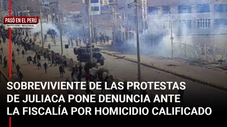 Pasó en el Perú | Juliaca: Sobreviviente de protestas presenta denuncia ante la Fiscalía por intento de homicidio - Perú