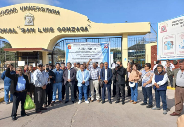 Congresista Jorge Marticorena en semana de representación busca imponer decanos en la Universidad San Luis Gonzaga de Ica