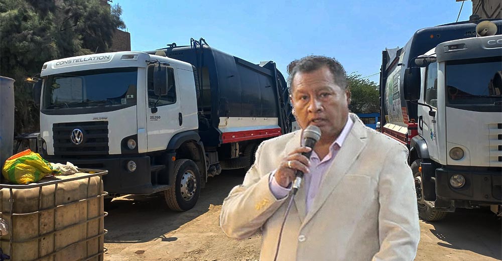 Ica: Alcalde Reyes cae sobre la deuda, empresa de alquiler de camiones recolectores de basura paraliza