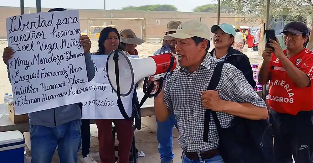 Ica: Piden libertad de manifestantes presos que protestaron en enero contra Dina Boluarte