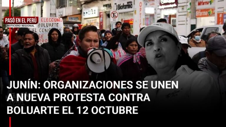 Pasó en el Perú | Junín: Organizaciones se unen a nueva protesta contra Boluarte el 12 octubre - Perú
