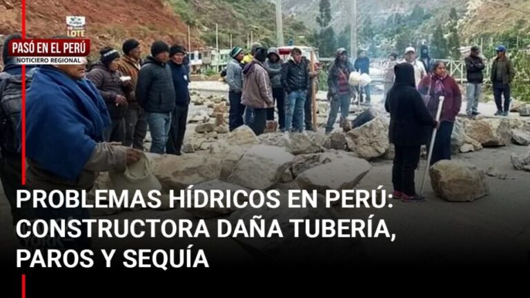 Pasó en el Perú | Constructora china daña tubería y deja sin agua al 70% de la ciudad de Cusco - Perú