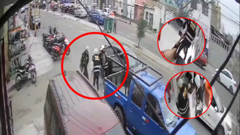 Trujillo: Delincuentes con uniforme policial secuestran a empresario a plena luz del día - Perú