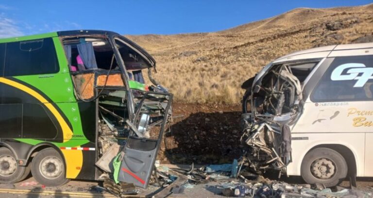 Choque de buses en Espinar deja 4 fallecidos y un centenar de heridos - Perú