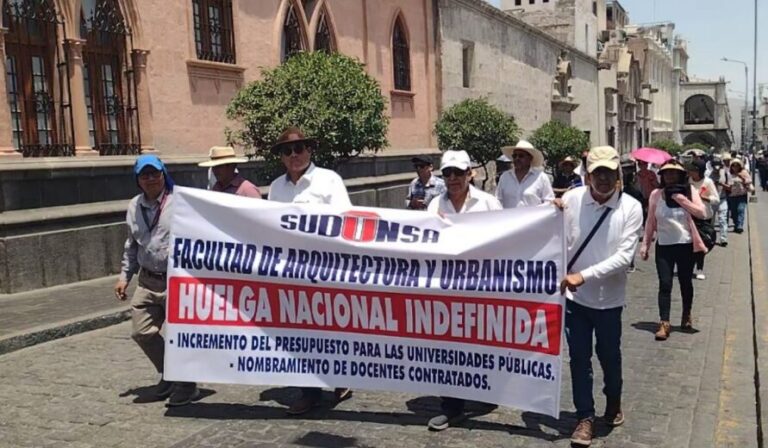 Arequipa: Huelga universitaria en UNSA no afectará pago de sueldos a docentes - Perú