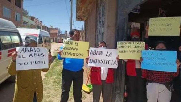 Puno: Fiscalía investiga a transportistas por protestar contra Dina Boluarte - Perú
