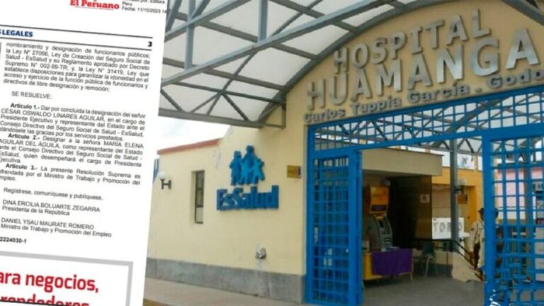 Destituido presidente ejecutivo de EsSalud se va dejando designaciones de última hora - Perú