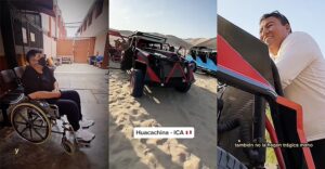 Ica: Joven artista queda incapacitado tras sufrir accidente en los tubulares de la Huacachina