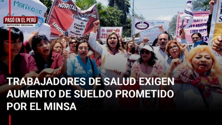 Pasó en el Perú | Trabajadores de Salud de Cusco y Loreto exigen aumento de sueldos - Perú