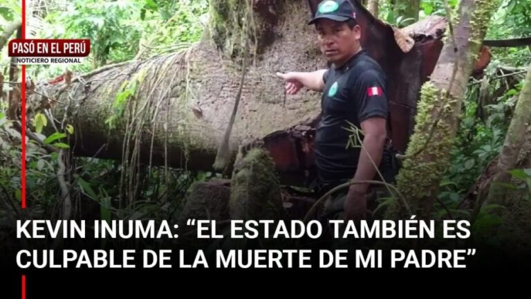 Pasó en el Perú : Kevin Inuma: “El Estado también es culpable de la muerte de mi padre” - Perú