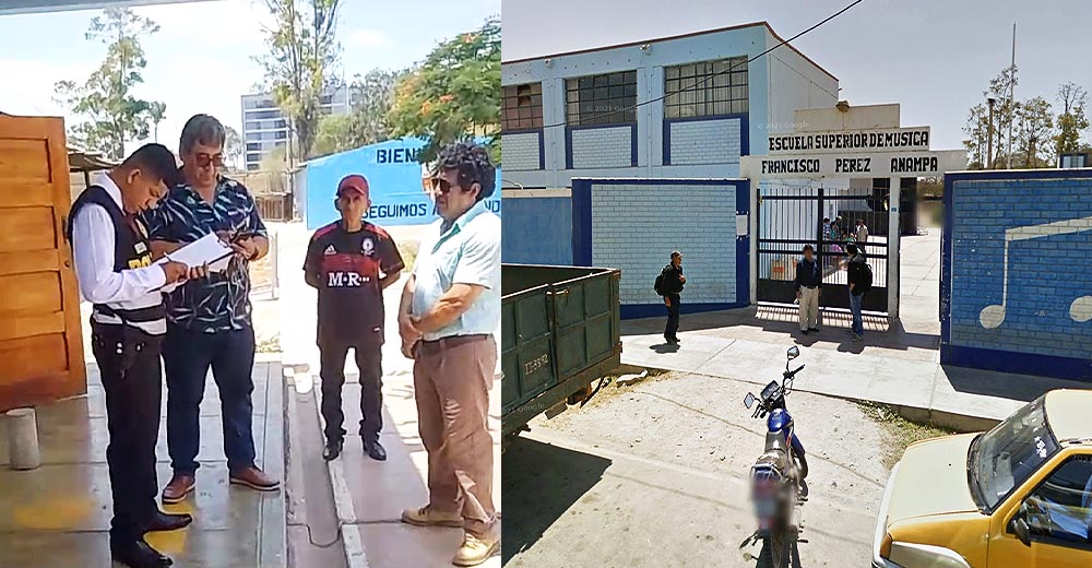 Ica: delincuentes roban equipos de la escuela de música ubicada frente a la sede central de la PNP