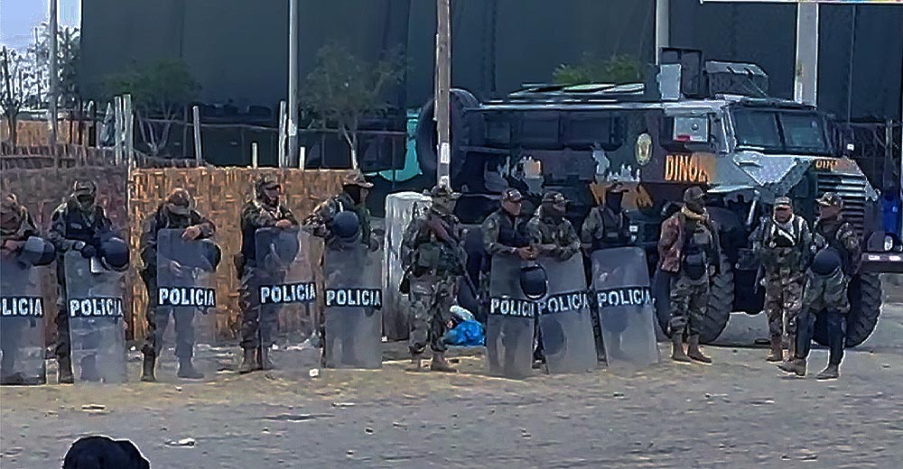 Ica: Policías reguardan Barrio Chino tras amenaza de bloqueos por parte obreros de la agroexportación